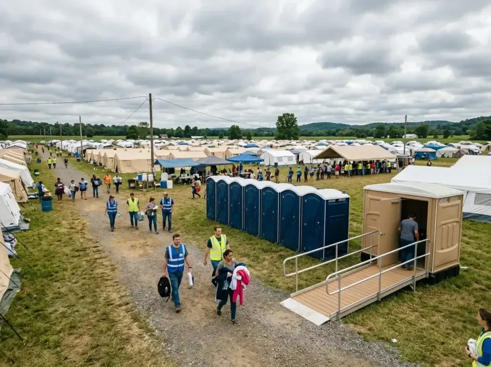 disaster-relief-camp-restrooms-010 — frequently asked questions, Dumpster & Portable Bathrooms Rental in St. John, MO